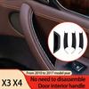LHD RHD Car Interior Door Handle Panel Pull Cover For BMW X3 X4 F25 F26 2010 2011 2012 2013 2014 2015 2016