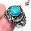 Natural Santa Rosa Turquoise 925 Sterling Silver Jewelry Ring Size 11 AR-17280