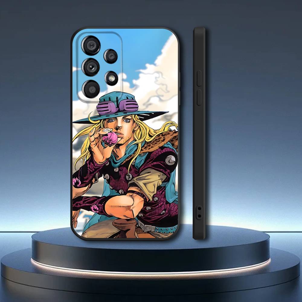 

Johnny Joestar J-Jojo Phone Case For Samsung Galaxy A73,31,32,72,41,53,52,71,22,5G,Note,J7,8,9 Soft Black Cover SamsungA21S