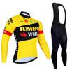 Frühling, Sommer und Herbst Herren und Damen Langarm Dünn Mountainbike Fahranzug Rennrad Sportbekleidung Set