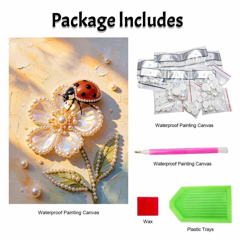 Ladybug Pearl Painting Handmade Diy Pearl Art Painting Stickers Home Decoration Gifts