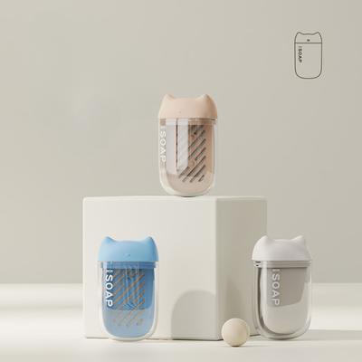 Portable Soap Box for Business Trips Mini Soap Box Draining Lid-sealed Soap Box