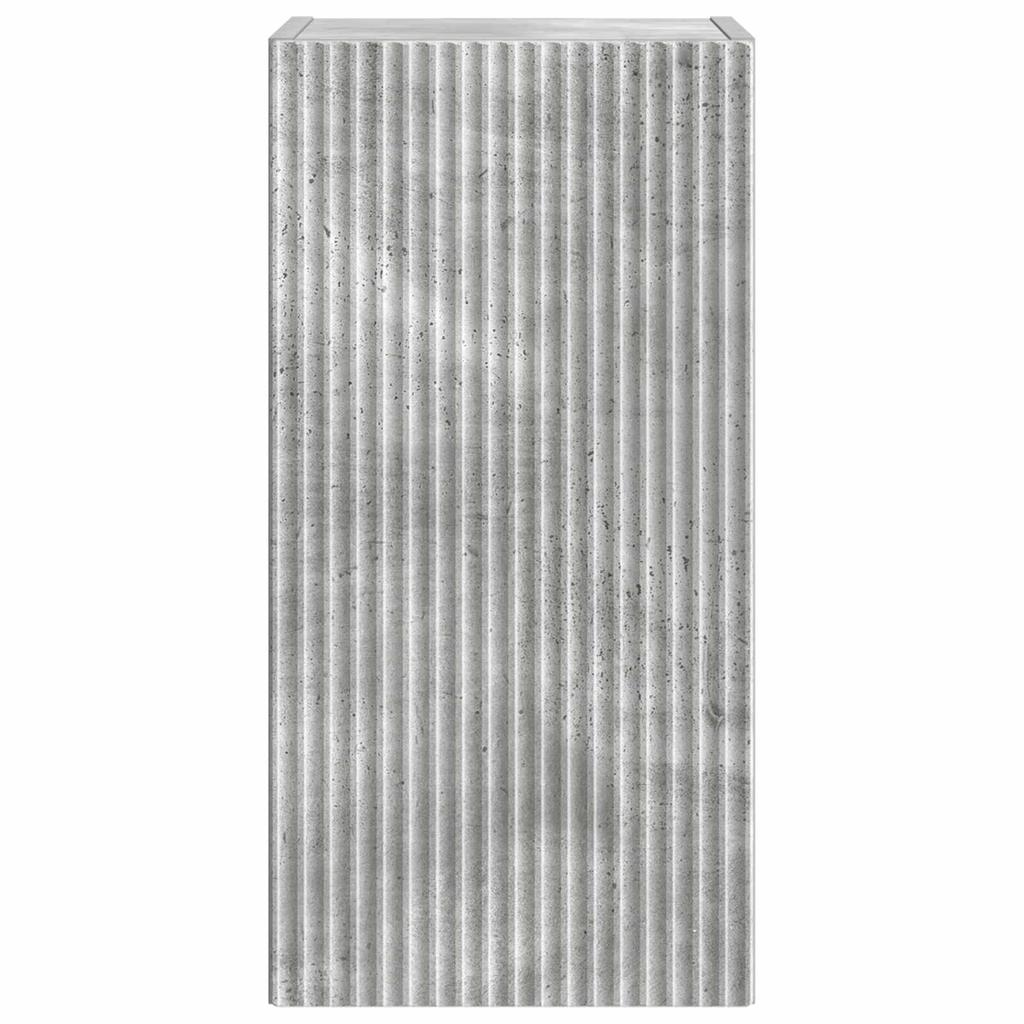 Bathroom Wall Cabinet ARNHEM Concrete Grey 30 x 31 x 59 cm