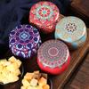 Ethnic Style 4.4oz Tinplate Belly Can: Pear Paste Candy & Tea Scented Candle