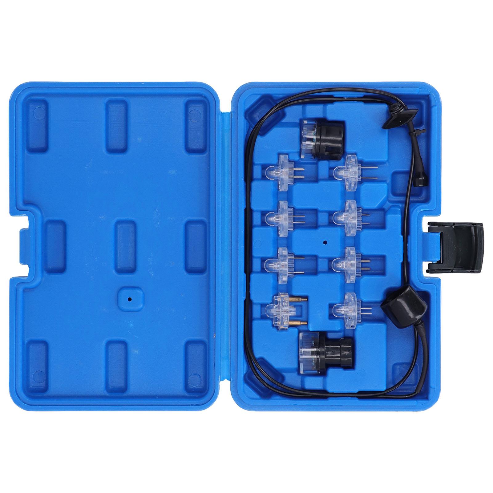 

11 шт. Набор Noid Light, тестер топливных форсунок, профессиональный диагностический инструмент для автомобиля с ящиком для хранения