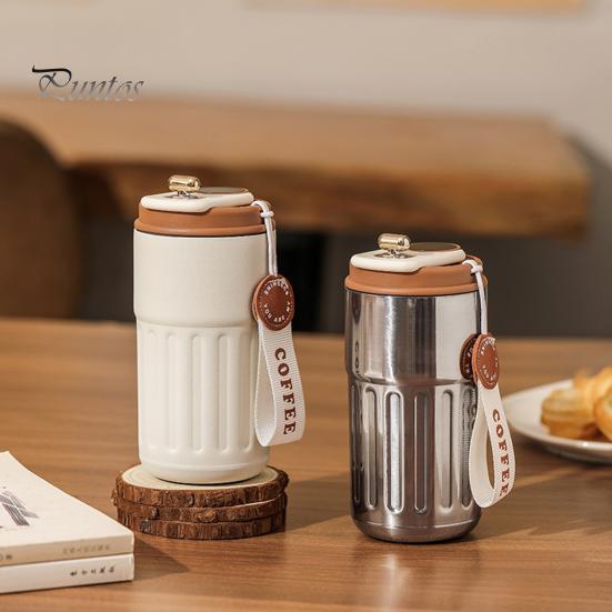 450ML LED Temperature Display Vacuum Insulated Water Bottle BPA-Free Leak Proof Keep Cold/Warm 12H Double Walled Insulation Cup Stainless Steel