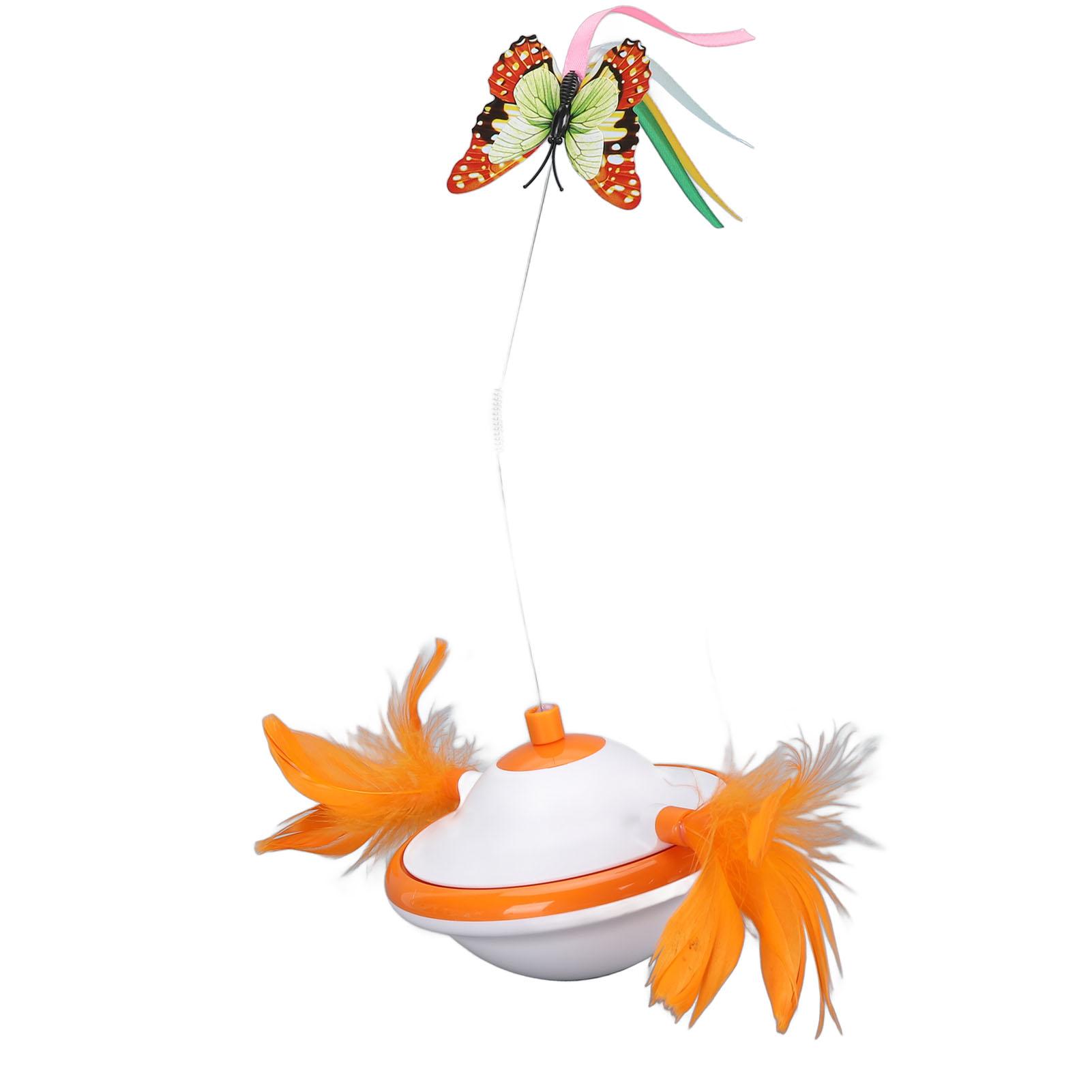 

Electric Rotating Cat Toys Irregular Motion 2 Speeds Electric Cat Teasing Toy 1500mAh Battery Interactive Cat Toys