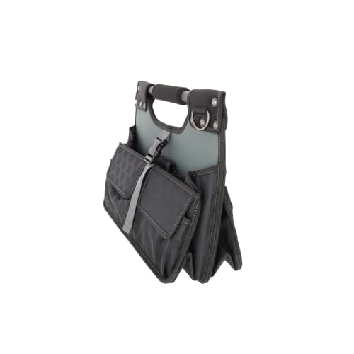 Takagi (Takagi) TAKAGI ICHIMATSU Pipe Tool Bag, Tool Storage, Black, 400 X 310 X 70mm, Easy Access, Full-Open Type, No Hand Pain, ICB-8