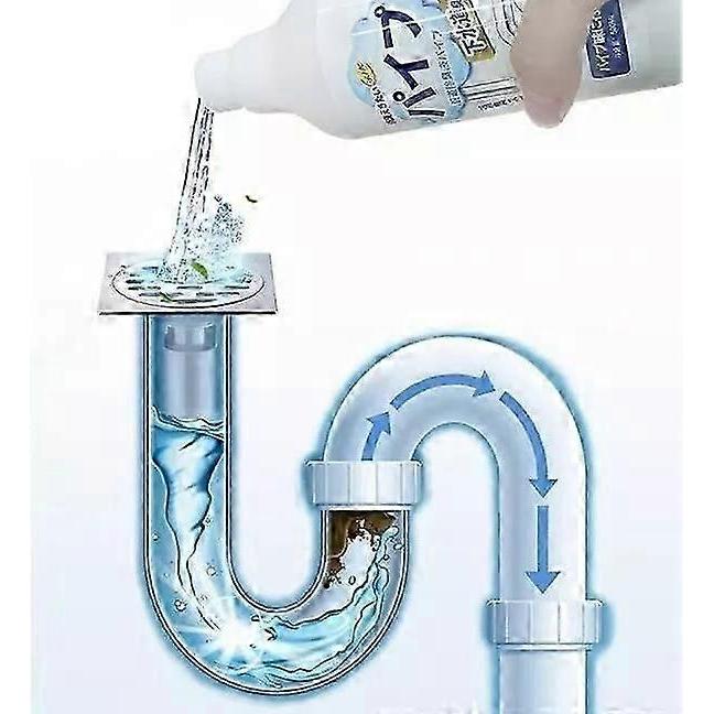 500ML Japanese Drain Foam Cleaner,Foam Drain Cleaner for Bathroom Sink