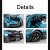 1:18 Valkyrie Model Cars Toy 750S Divo Alloy Diecast Wheel Steering Miniature Vehicle Slide Forward Sports Car Kids' Edutainment