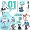 20CM Anime Hatsune Miku Puppenmodell Cartoon Niedlich Tischdekoration Geeignet für Auto Armaturenbrett Dekoration Niedliches Feiertagsgeschenk