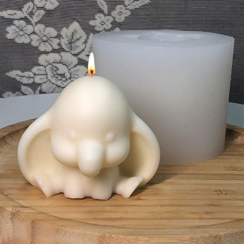 Elephant Candle Molds Elephant Resin Molds for Making Candle Soap Chocolate Muffins Mousses Baking DIY Room Decorations