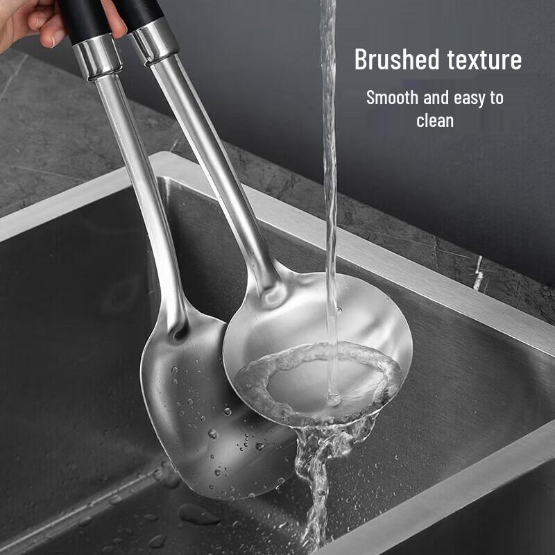 MAXCOOK 304 Stainless Steel Thickened Wok Spatula