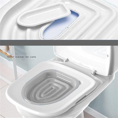 Cat Toilet Training Kit Reusable Cat Toilet Trainer Puppy Cat Litter Mat Toilet Pet Cleaning Cat Teach Cat To Use Toilet Trainer