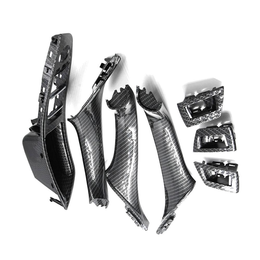 

Для BMW 5Series F10 F18 2010-2016 внутренняя дверная ручка декоративная накладка 7 шт./1 компл. из углеродного волокна High Carbon Fiber