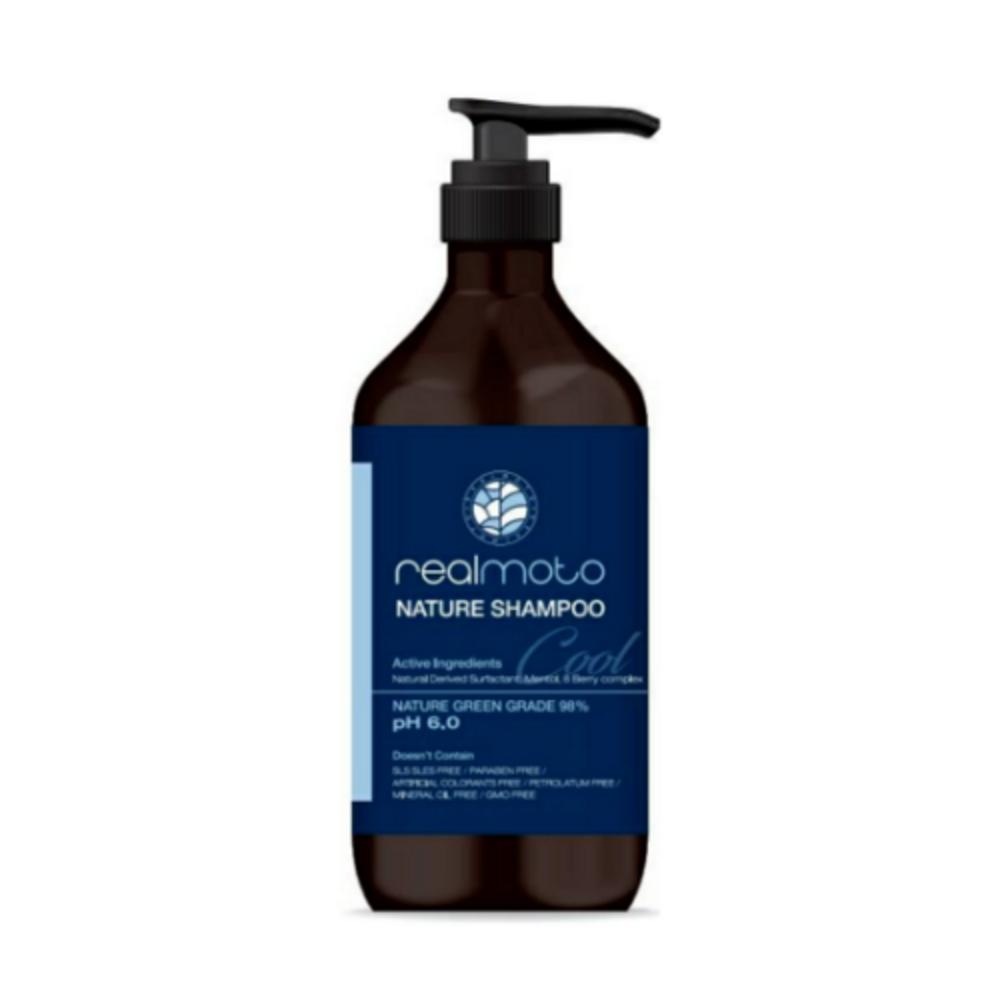 Real Moto Nature Cool Shampoo Green Grade 98% 1,000ml 1 Pcs 1L