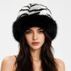 Plush Winter Hat Fluffy Fur Fisherman Hat New Bucket Hat  for Women Girls