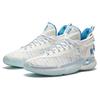 Anta KT9 Shock Absorbing Durable Low Top Basketball Shoes Men Sneakers White Blue 112421101-2