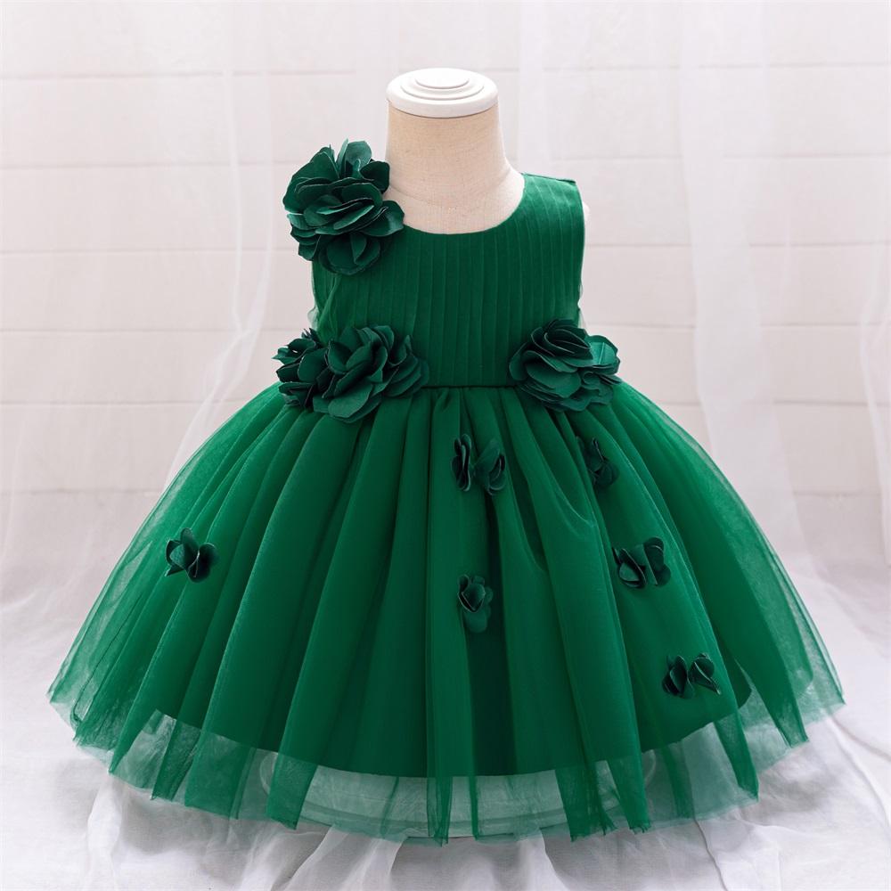 0-3Y Christmas Dress Newborn Baptism Wedding Dress for Baby Girl First Birthday Party Wear Toddler Girl Christening Gown Clothes L2223
