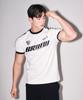 BORN TO WIN Brntw Track Line T-Shirts [White]