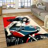 Motocross Modern retro Motorcycle Rug Carpet for Living Room Bedroom Home Decor,Floor Mat Non-slip Decoration for Sofa Doormat