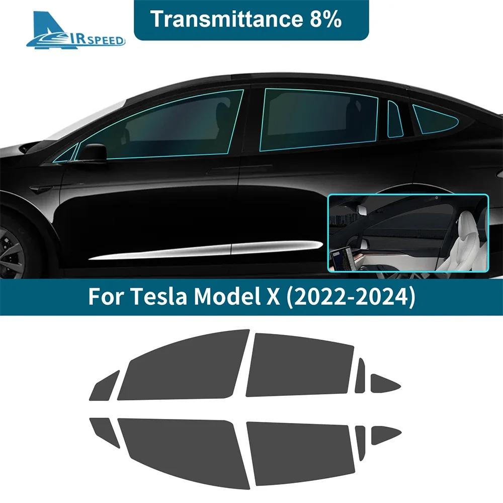 Solar UV Protector Tint Film for Tesla Model X 2022 2023 2024 Front Rear Side Windows