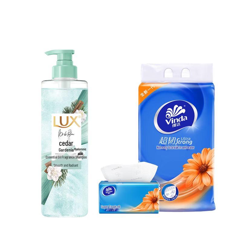 LUX Cedar Gardenia Essential Oil Fragrance Shampoo Set