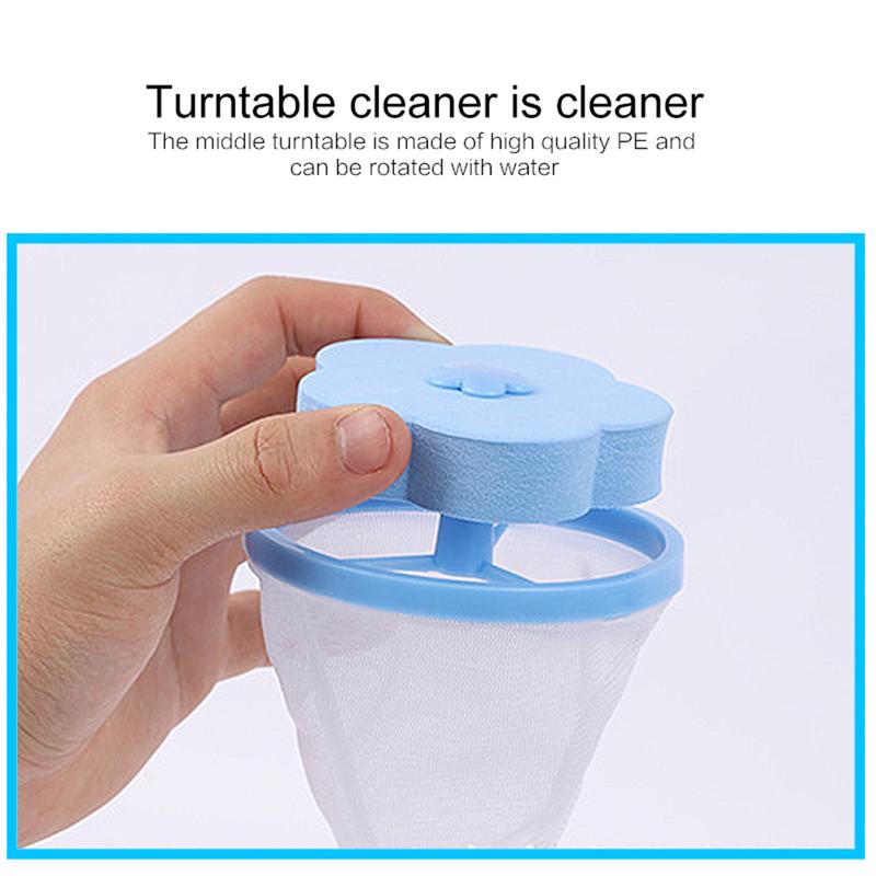Mesh Filter Bag Laundry Ball Floating Style Washing Machine Filtration Hair Removal Device
