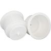 Yuanhe White Plastic Cup Drink Holder Ert With Drain For Boat Car Marine Rv, 4PCS