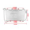 WAASE Radiator Cooler Cooling Water Tank For Kawasaki Ninja 400 EX400 Z400 ABS 2018 2019 2020 2021 2022 2023 2024