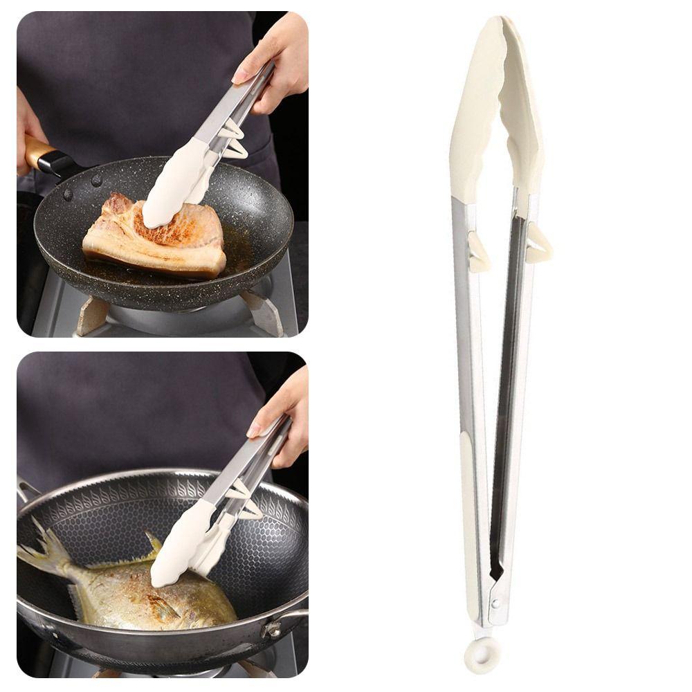 

Нескользящие щипцы для барбекю, салата, 9/12/14 дюймов, зажим для еды, хлеба, новый зажим для приготовления пищи, кухонные аксессуары