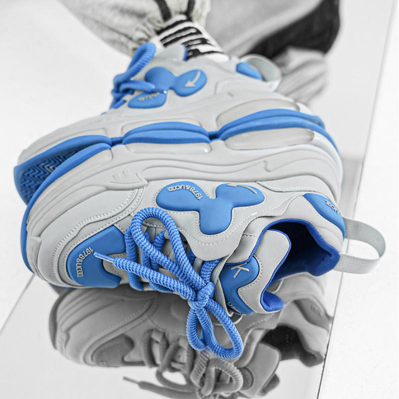 Men's Sports Shoes Height Increase Mens Vulcanized Shoes Thick Sole Outdoor Running Shoes Fashion Lace-up Zapatillas De Hombre