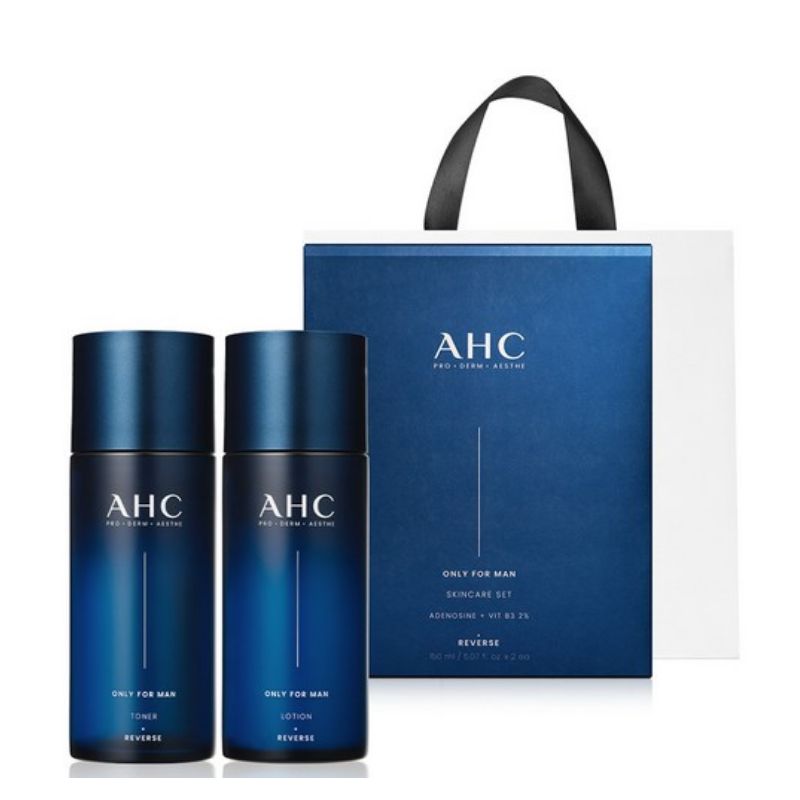 AHC Only For Man Skincare Set of 2 + Shopping Bag