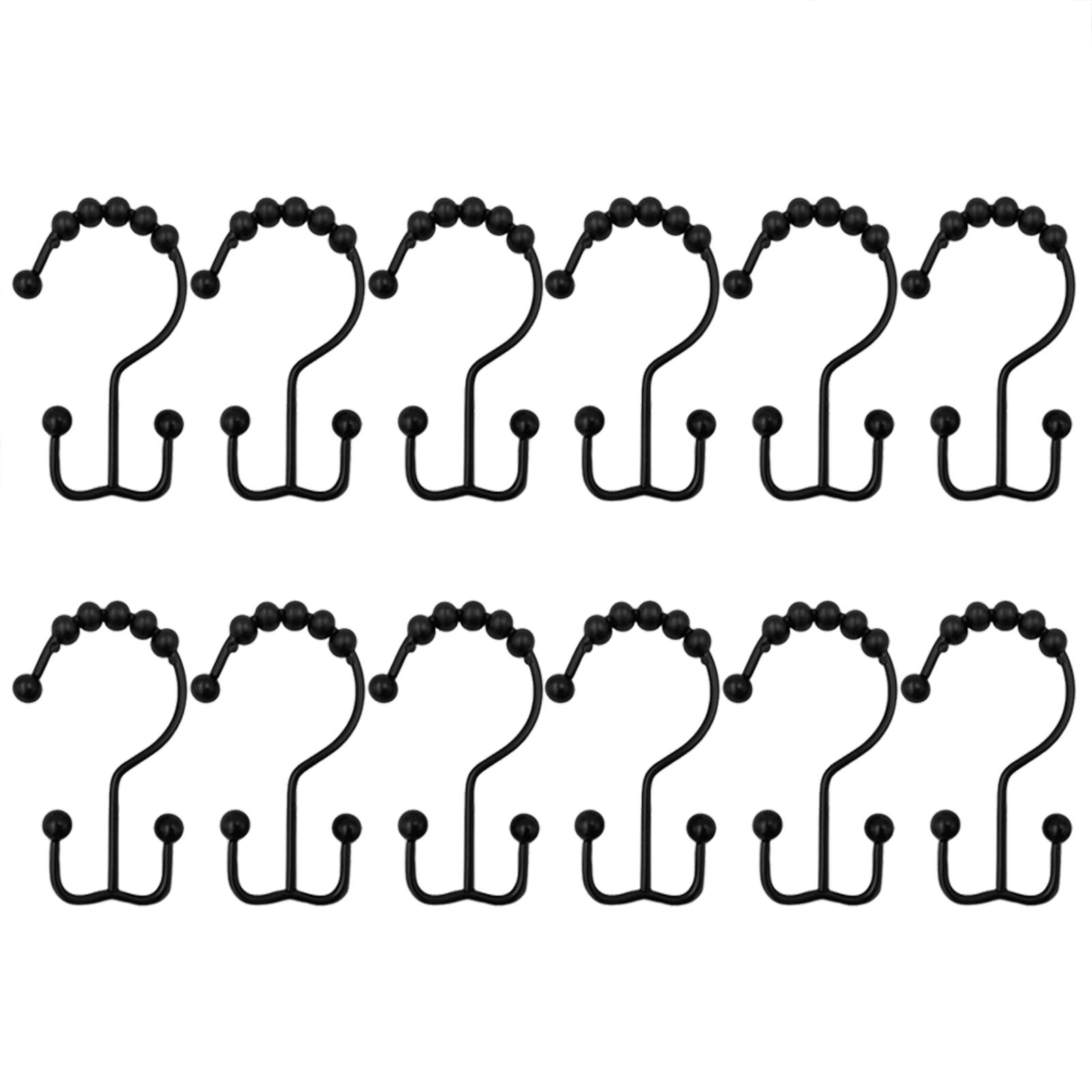 

Кольца для душевой занавески Металлические направляющие Ролики Крючки для душа Для ванной