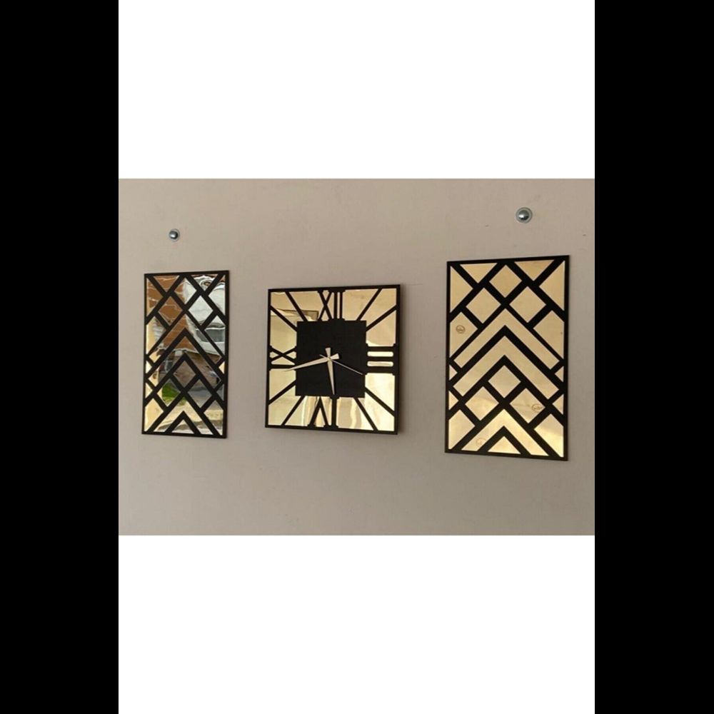 Buy Mirror Clock And Table Set at affordable prices — free shipping