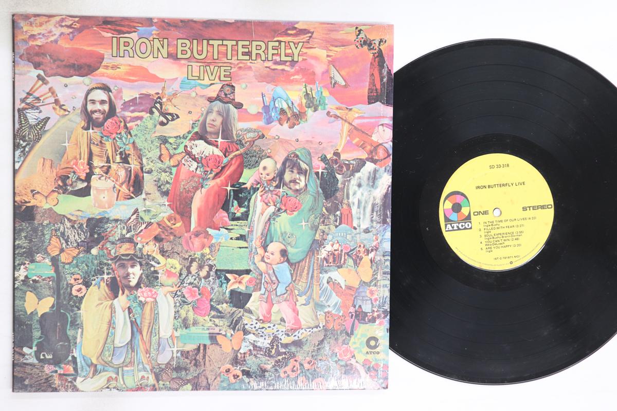 

LP Record IRON BUTTERFLY - Live SD33318 ATCO Records 1970 US Rock Used