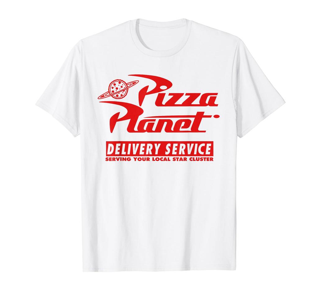 Disney PIXAR Toy Story Pizza Planet Delivery Service White T-Shirt