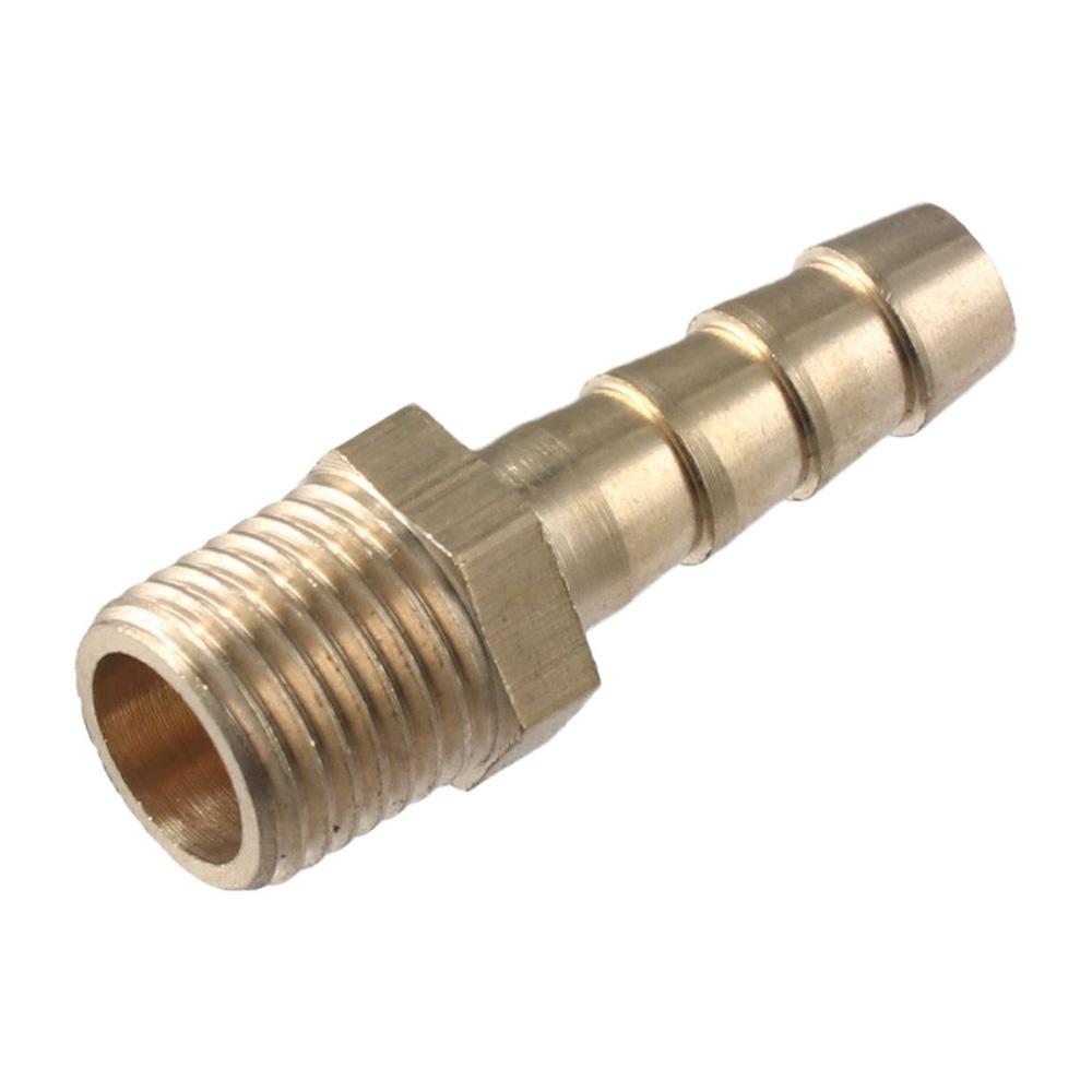 2 Stück M14-1.5 M10-1 Fitting-Verbinder Metrisch Außengewinde auf Schlauchtülle Luft, Wasser, Kraftstoff, Öl und Inertgase