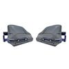 Motorcycle Handguards Clamp-on with Mounting Arms Smoked