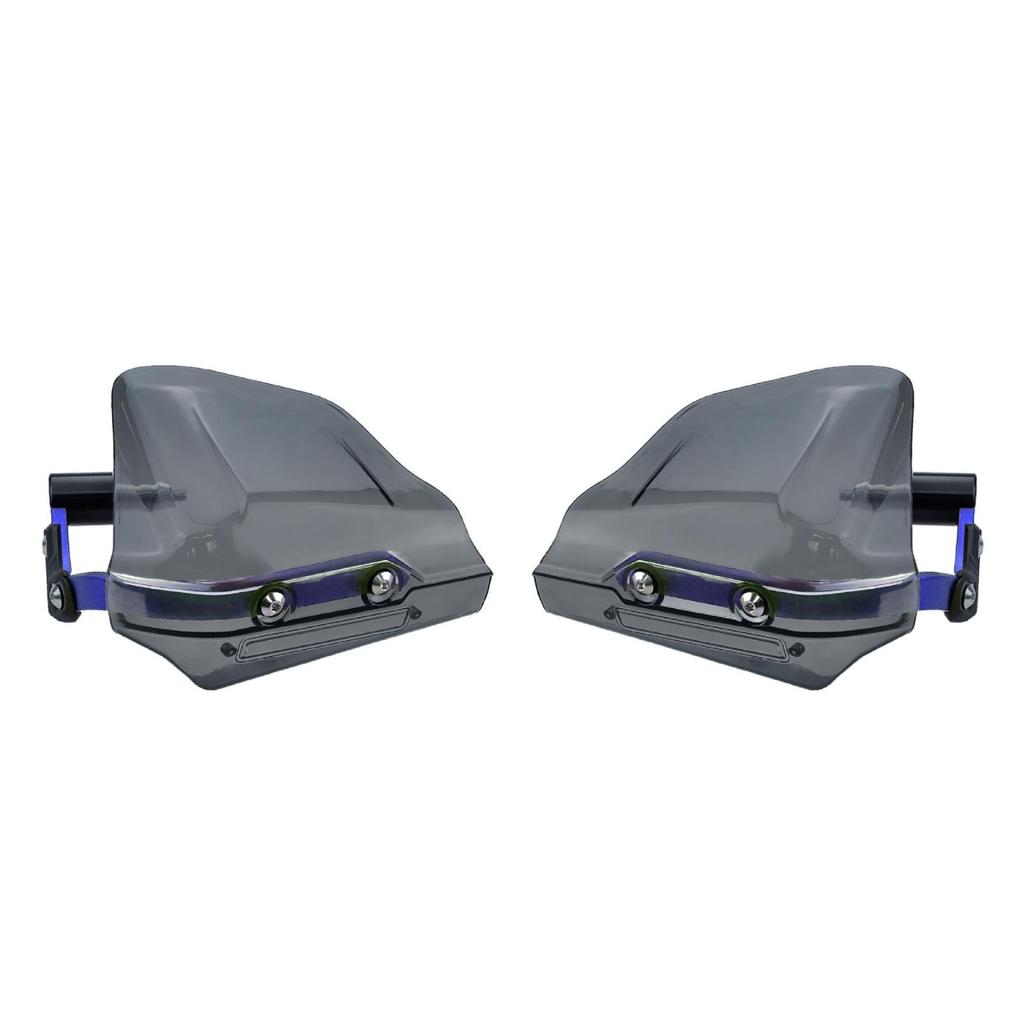 Motorcycle Handguards Clamp-on with Mounting Arms Smoked