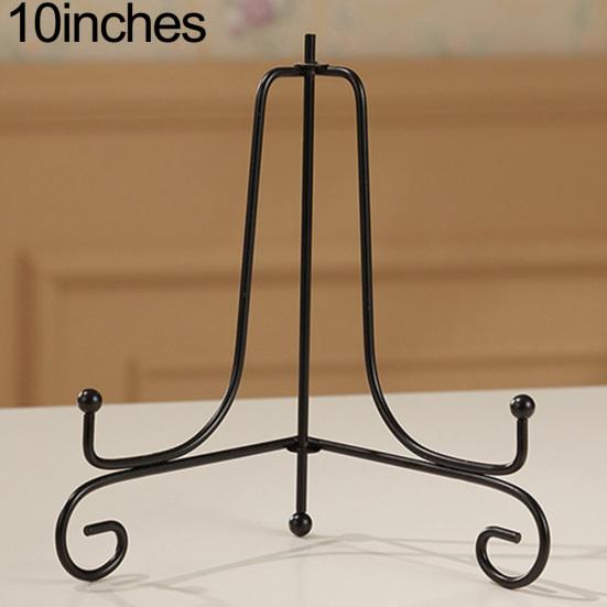 Plate Holder Retro Style Decorative Iron All-Purpose Bowl Plate Photo Picture Frame Rack for Home