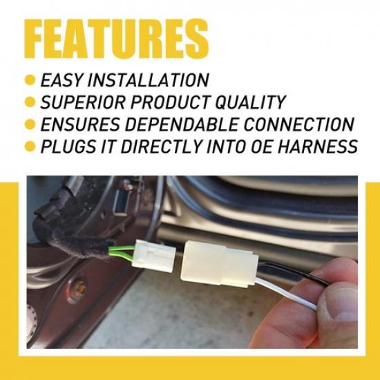 4X Car Speaker Door Wire Harness Plug Adaptor For Journey Dodge Jeep Replacement