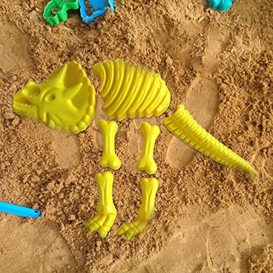 Игровые формы для песка в виде динозавров для детей — фото 10