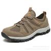 Hiking shoes platform sole lightweight low top lace drain hole lightweight mesh shoes non-slip breathable sneakers