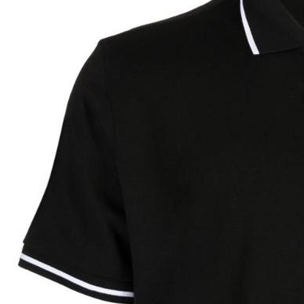 EMPORIO ARMANI EA7 Polo Shirt Men's Black 6RPF01-PJ7BZ-1200