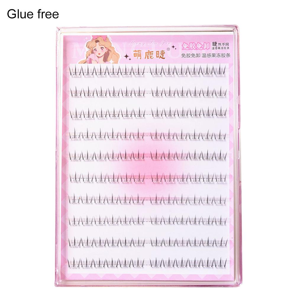 Glue-Free Little Narcissus Lower Eyelash Natural Waterproof Comic Lower Lash Extension Clusters Eye Makeup Tool False Eyelashes