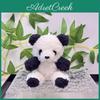 Adorable Cartoon Panda Plush Keychain Soft Stuffed Animal Decorative Pendant Gift