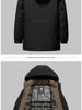 Luomeng Herren Winterjacke aus dicker Baumwolle - Kälteschutz mit Graphen für Männer mittleren und höheren Alters