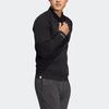 Adidas Golf Pullover Long Sleeve Knit Sweater Men Tops Black HB3597