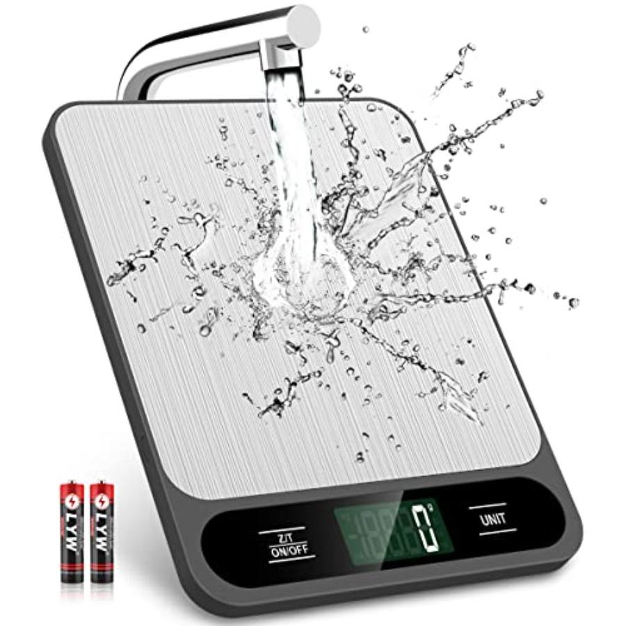 

Food Scale 10kg 22lb Digital Kitchen Scale with Tare Function for Baking Cooking Coffee Package Postage Stainless Steel Design United States